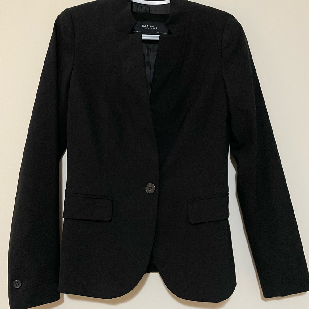 Zara Women Black Blazer - Picture 3 of 6